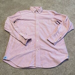 Men’s Red Button Down Dress Shirt